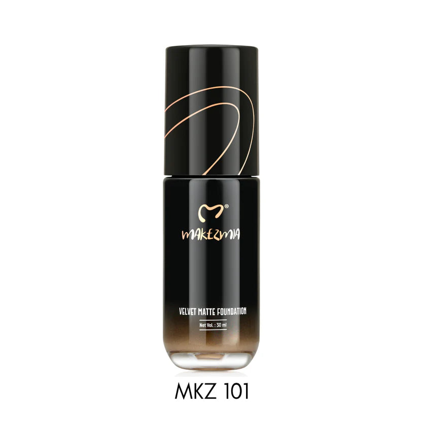 Makezmia Velvet Matte Foundation in shade MKZ-101 (30ml)