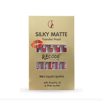 Recode Silky Matte Mini Liquid Lipsticks - 12.50 Ml (1.25ml X 10)