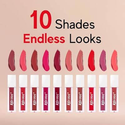 Recode Silky Matte Mini Liquid Lipsticks - 12.50 Ml (1.25ml X 10)