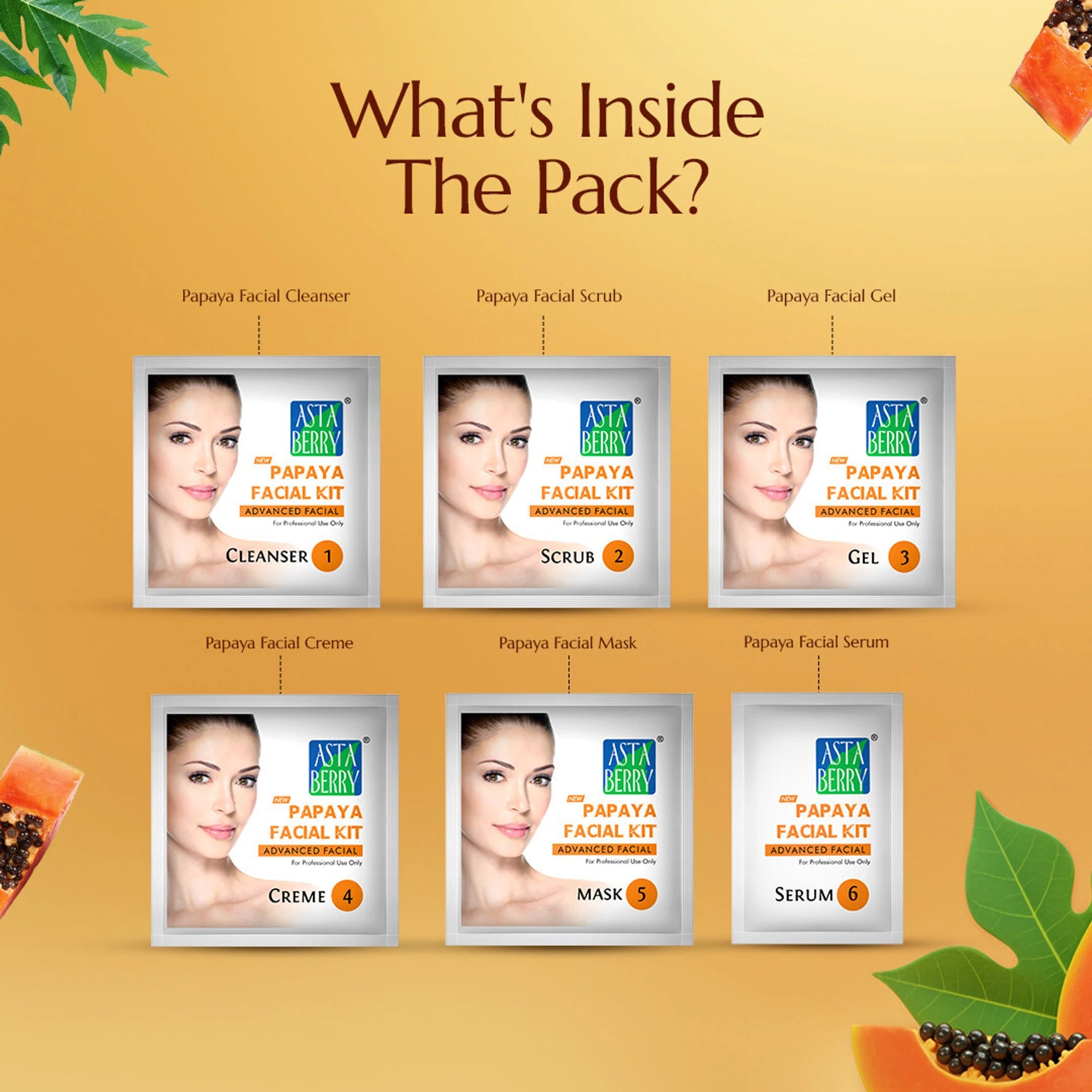Astaberry Papaya Facial Kit