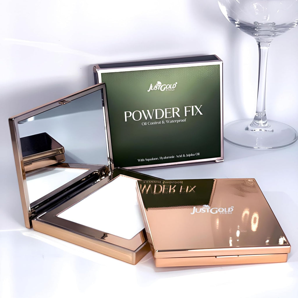 Justgold Powder Fix Oil Control Waterproof Powder